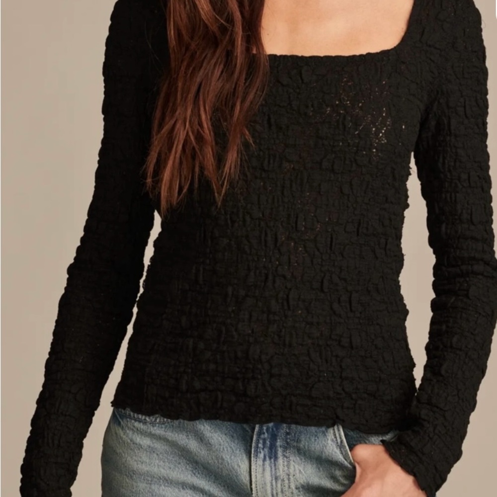 Lucky Brand NWT Long Sleeve Textured Top